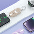 3000mAH Portable emergency Power Bank for Apple Watch Charger Key Chain Mobile Phone External Battery for iPhone15/iPhone15 Pro/iPhone15 Plus/iPhone15 Pro Max.