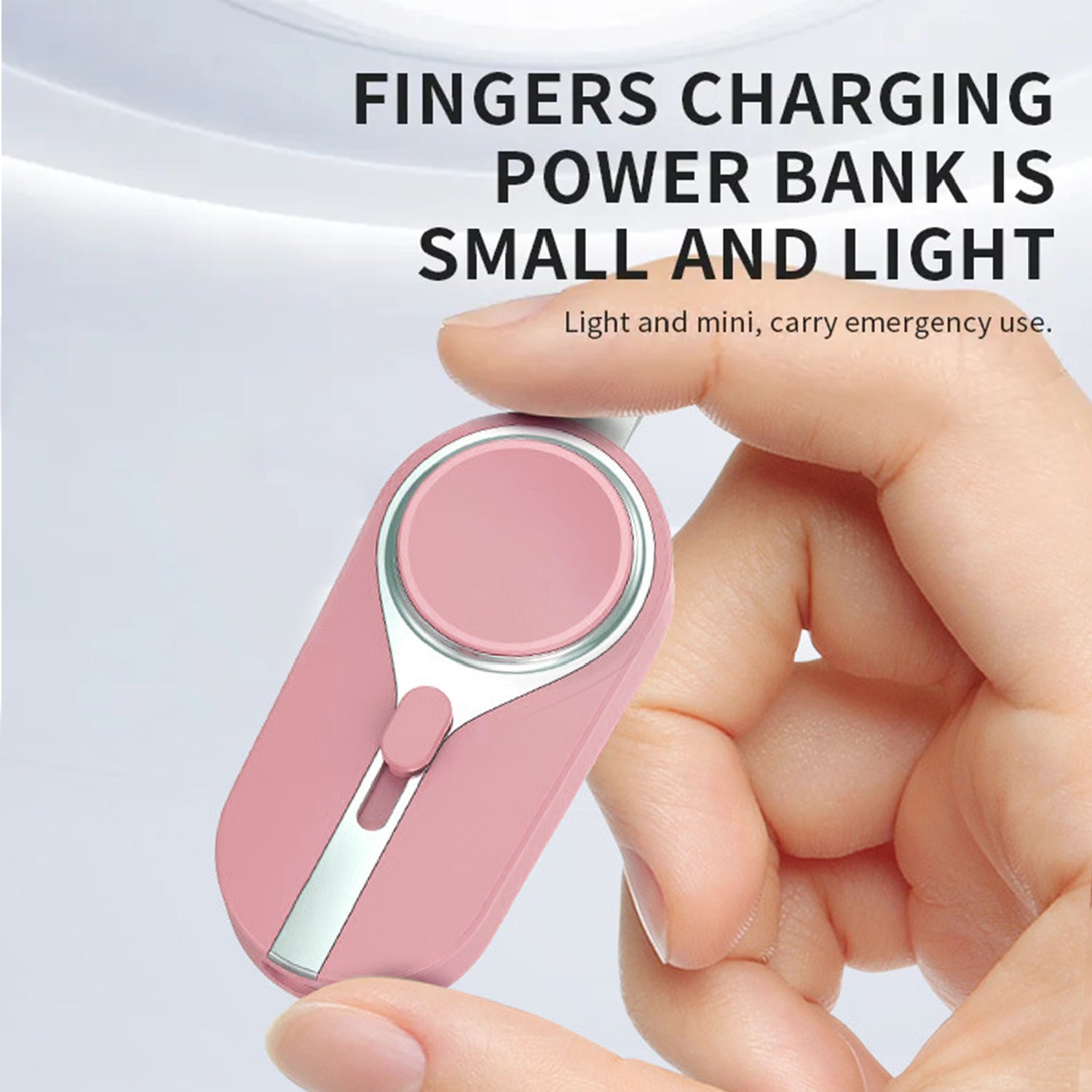 3000mAH Portable emergency Power Bank for Apple Watch Charger Key Chain Mobile Phone External Battery for iPhone15/iPhone15 Pro/iPhone15 Plus/iPhone15 Pro Max.