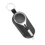 3000mAH Portable emergency Power Bank for Apple Watch Charger Key Chain Mobile Phone External Battery for iphone 12 13 14 Spare Auxiliary Battery