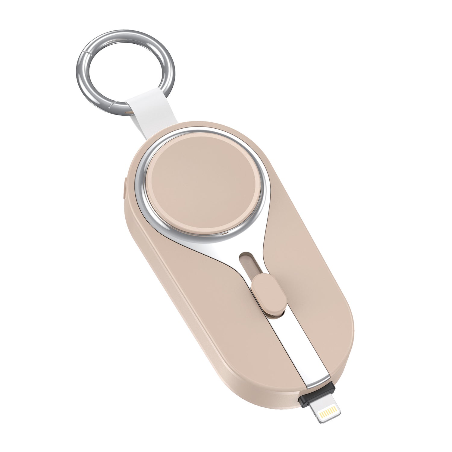 3000mAH Portable emergency Power Bank for Apple Watch Charger Key Chain Mobile Phone External Battery for iphone 12 13 14 Spare Auxiliary Battery
