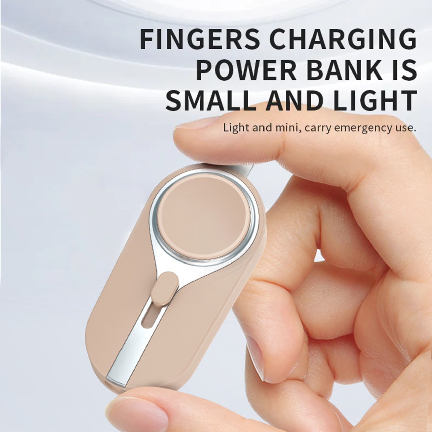 3000mAH Portable emergency Power Bank for Apple Watch Charger Key Chain Mobile Phone External Battery for iphone 12 13 14 Spare Auxiliary Battery