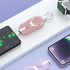 3000mAH Portable emergency Power Bank for Apple Watch Charger Key Chain Mobile Phone External Battery for iphone 12 13 14 Spare Auxiliary Battery