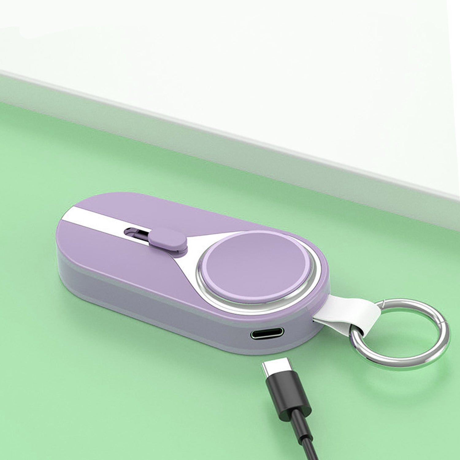 3000mAH Portable emergency Power Bank for Apple Watch Charger Key Chain Mobile Phone External Battery for iphone 12 13 14 Spare Auxiliary Battery