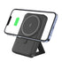 Magnetic Attraction Wireless Power Bank 10000mAh Portable Battery Charger Foldable Stand Fast Charging 15W Wireless & PD 22.5W USB-C for iPhone 15/14/13/12/12 Pro/13 Pro Max-Black