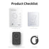 Magnetic Attraction Wireless Power Bank 10000mAh Portable Battery Charger Foldable Stand Fast Charging 15W Wireless & PD 22.5W USB-C for iPhone 15/14/13/12/12 Pro/13 Pro Max-Black