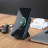 Magnetic Attraction Wireless Power Bank 10000mAh Portable Battery Charger Foldable Stand Fast Charging 15W Wireless & PD 22.5W USB-C for iPhone 15/14/13/12/12 Pro/13 Pro Max-Black