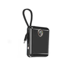 Portable With Lanyard Power Bank,10000mAh 22.5W Fast Charging USB-C + Lightning Power Bank, High-Speed Small Phone Charger Built in Cable,LCD Display External