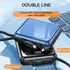 Portable With Lanyard Power Bank,20000mAh 22.5W Fast Charging USB-C + Lightning Power Bank, High-Speed Small Phone Charger Built in Cable,LCD Display External