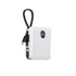 Portable With Lanyard Power Bank,20000mAh 22.5W Fast Charging USB-C + Lightning Power Bank, High-Speed Small Phone Charger Built in Cable,LCD Display External