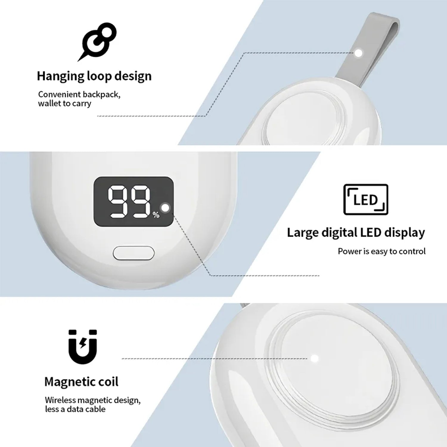 Portable Charger for Apple Watch, 2500mAh iWatch Charger Wireless Fast Charging Power Bank,compatible Magnetic Attraction Travel Smart Keychain Charger for Apple Watch Series Ultra/8/7/6/5/4/3/2/SE