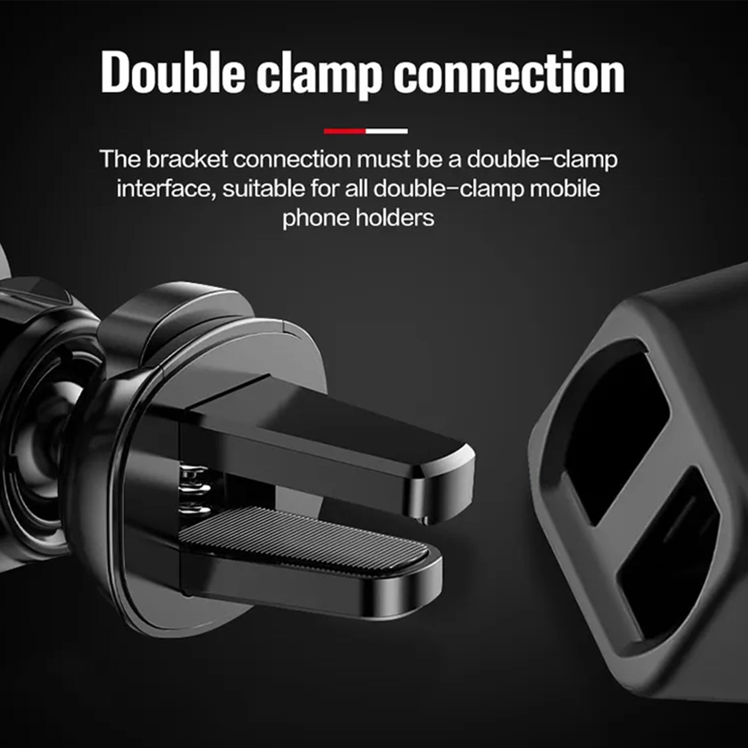 Multifunctional Vehicle Mobile Phone Phone Holder Base-Black