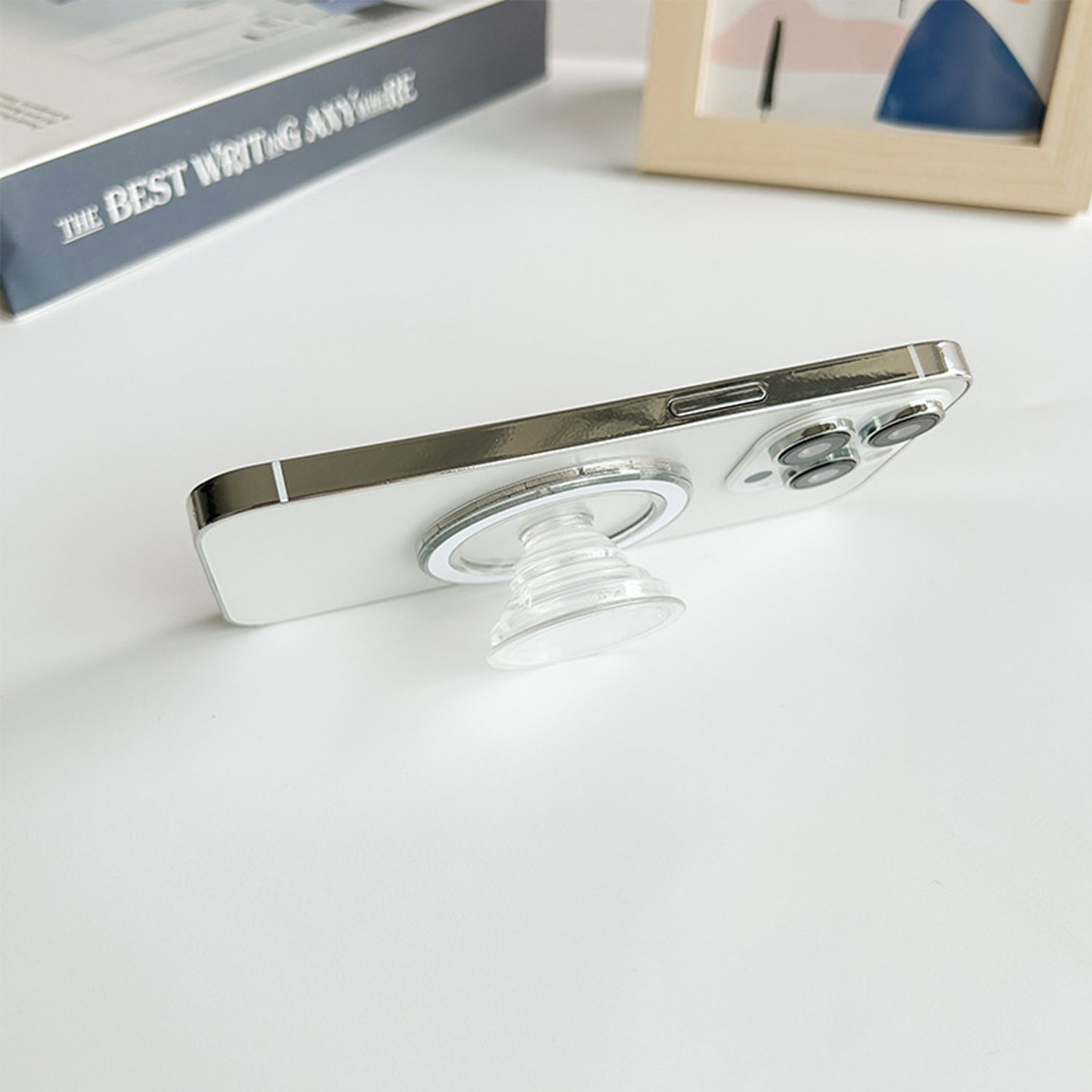 Magsafe Magnetic Suction Lazy Person Telescopic Airbag Mobile Phone Holder
