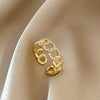 European and American ins style high-end personalized ring(RF-M006)-Circle