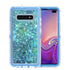 Transparent Floating Glitter Heavy Duty Case for Galaxy S10 Plus (6.4")