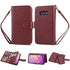 Galaxy S10e( 5.8") 2 in 1 Leather Wallet Case with 9 Credit Card Slots and Removable Back Cover