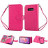 Galaxy S10e( 5.8") 2 in 1 Leather Wallet Case with 9 Credit Card Slots and Removable Back Cover