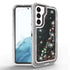 Samsung Galaxy S23 Transparent Floating Glitter Heavy Duty Case