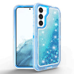 Samsung Galaxy S23 Transparent Floating Glitter Heavy Duty Case