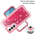 Samsung Galaxy S23 Plus Transparent Floating Glitter Heavy Duty Case