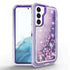 Samsung Galaxy S23 Transparent Floating Glitter Heavy Duty Case