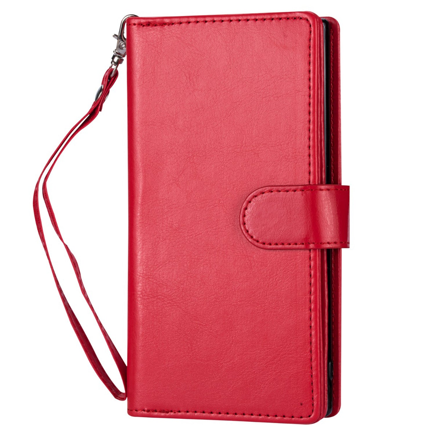 Samsung Galaxy S23 2 IN 1 Leather Wallet Case with 9 Credit Card Slots and Removable Back Cover