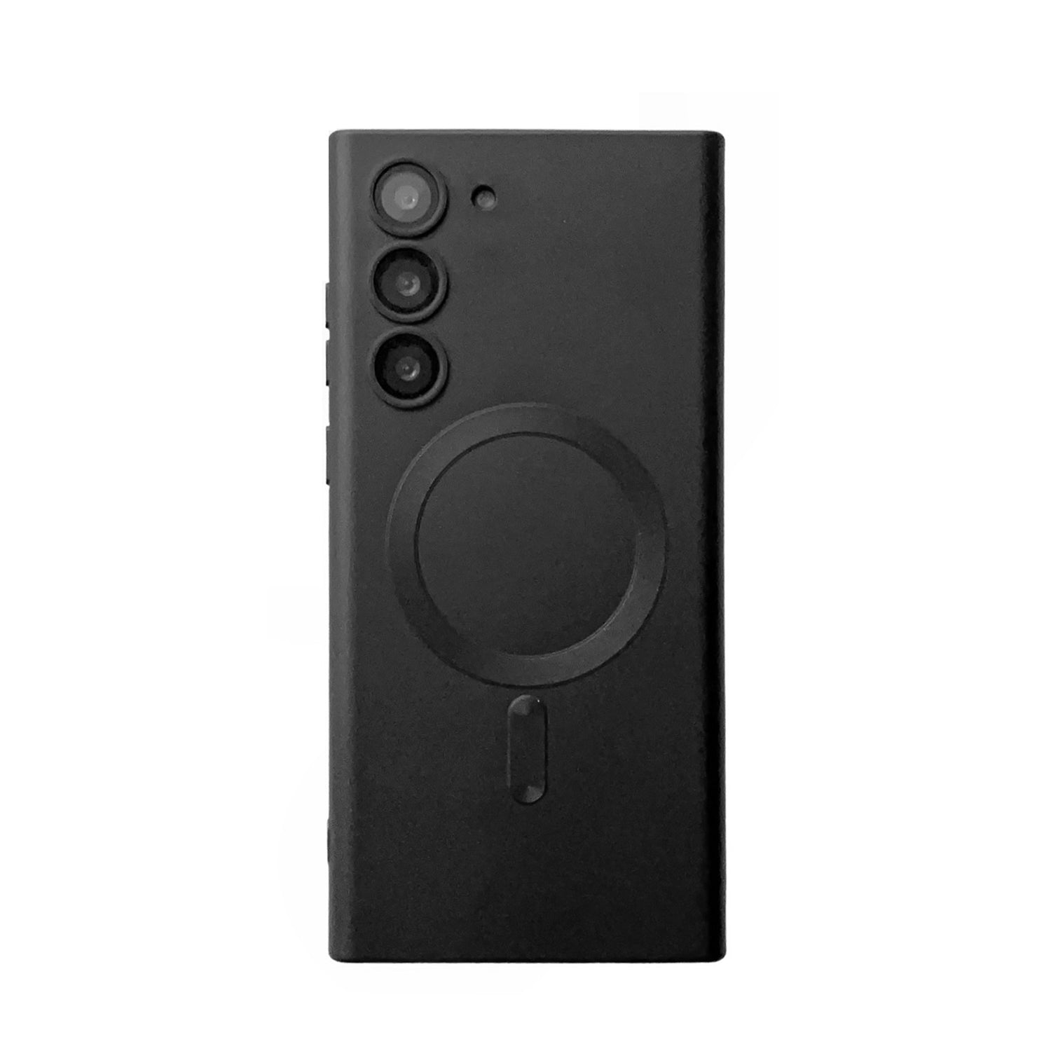 Samsung Galaxy S23 Magnetic soft silicone with lens protective film case