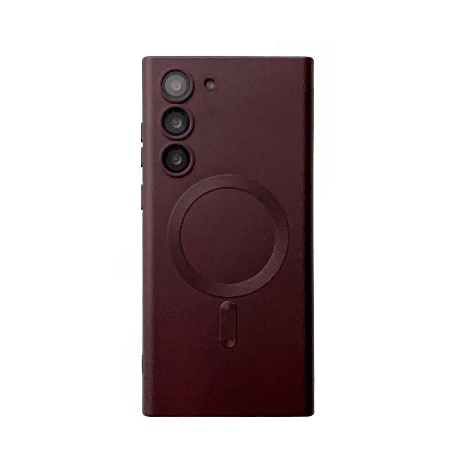 Samsung Galaxy S23 Magnetic soft silicone with lens protective film case