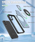 Samsung Galaxy S23 Plus Hollow Out Ring Rotating Magnetic Suction Bracket Protective Sleeve Case