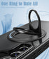 Samsung Galaxy S23 Plus Hollow Out Ring Rotating Magnetic Suction Bracket Protective Sleeve Case