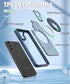 Samsung Galaxy S23 Hollow Out Ring Rotating Magnetic Suction Bracket Protective Sleeve Case
