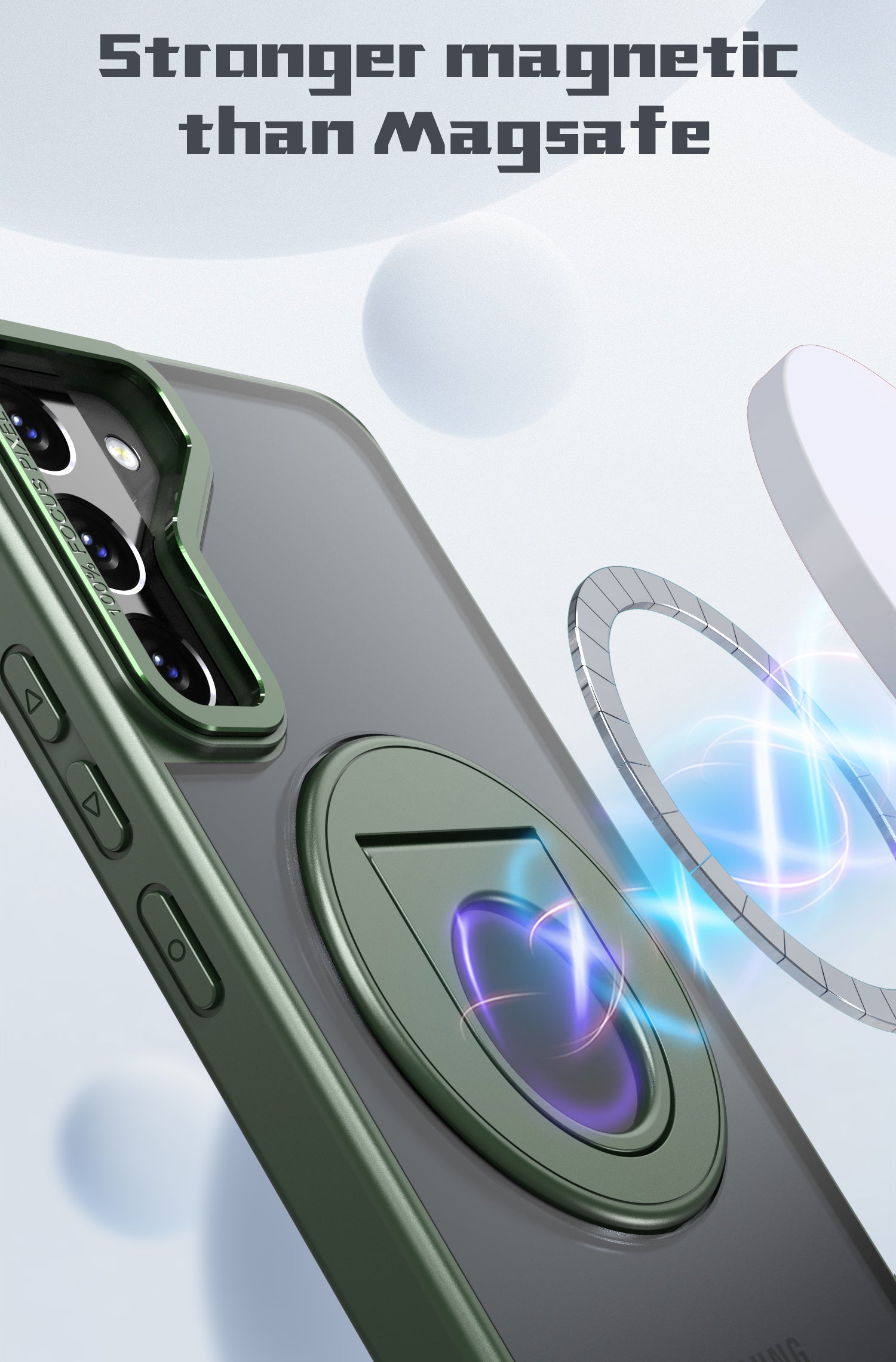 Samsung Galaxy S23 Hollow Out Ring Rotating Magnetic Suction Bracket Protective Sleeve Case