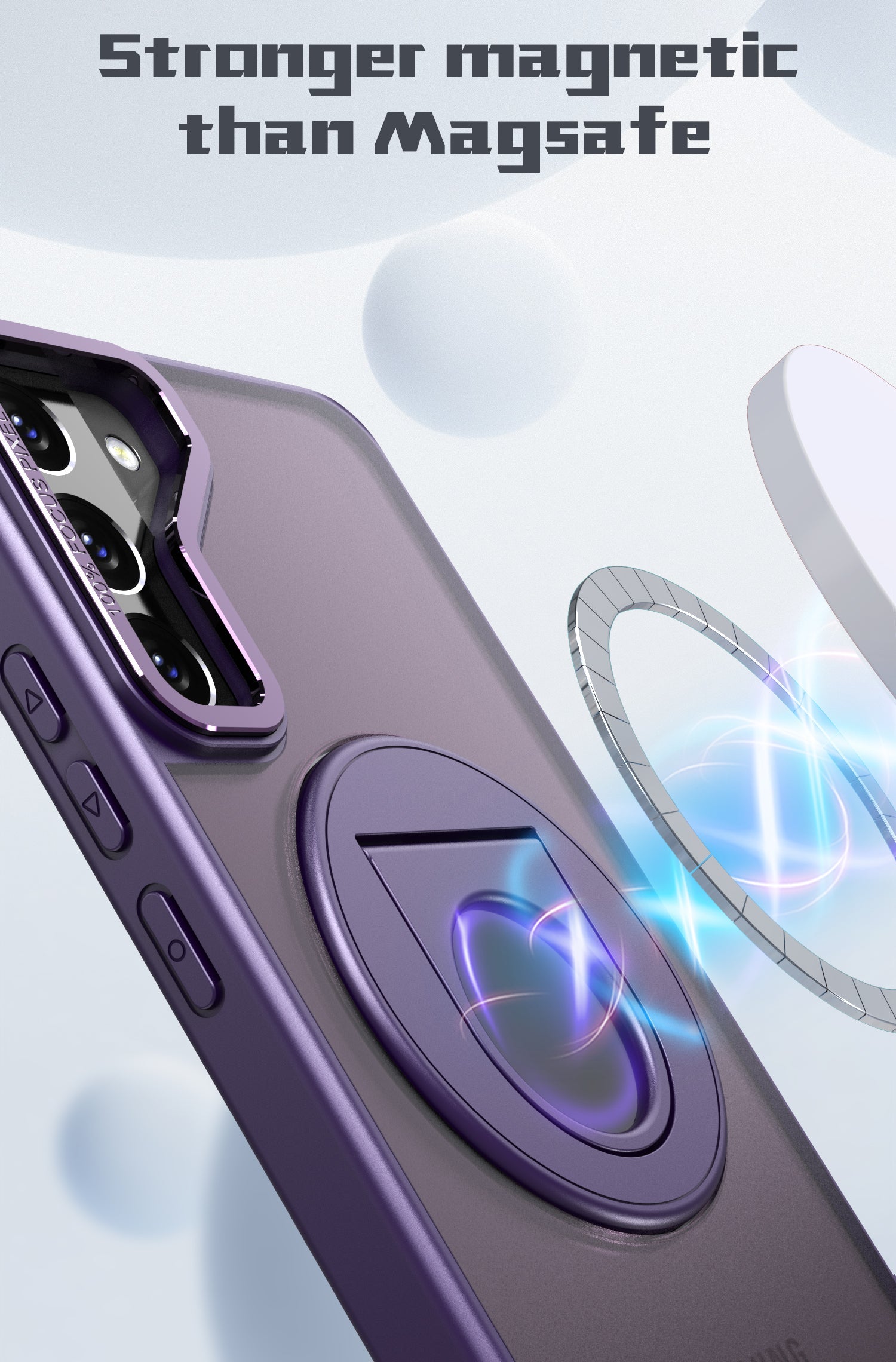 Samsung Galaxy S23 Hollow Out Ring Rotating Magnetic Suction Bracket Protective Sleeve Case