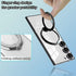 Samsung Galaxy S23 Electroplated Magnetic Transparent Anti Drop Bracket Ring Phone Case