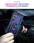 Samsung Galaxy S23 FE Case Ring Magnetic GPS Car Mount Phone Holder Case