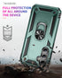 Samsung Galaxy S23 FE Case Ring Magnetic GPS Car Mount Phone Holder Case