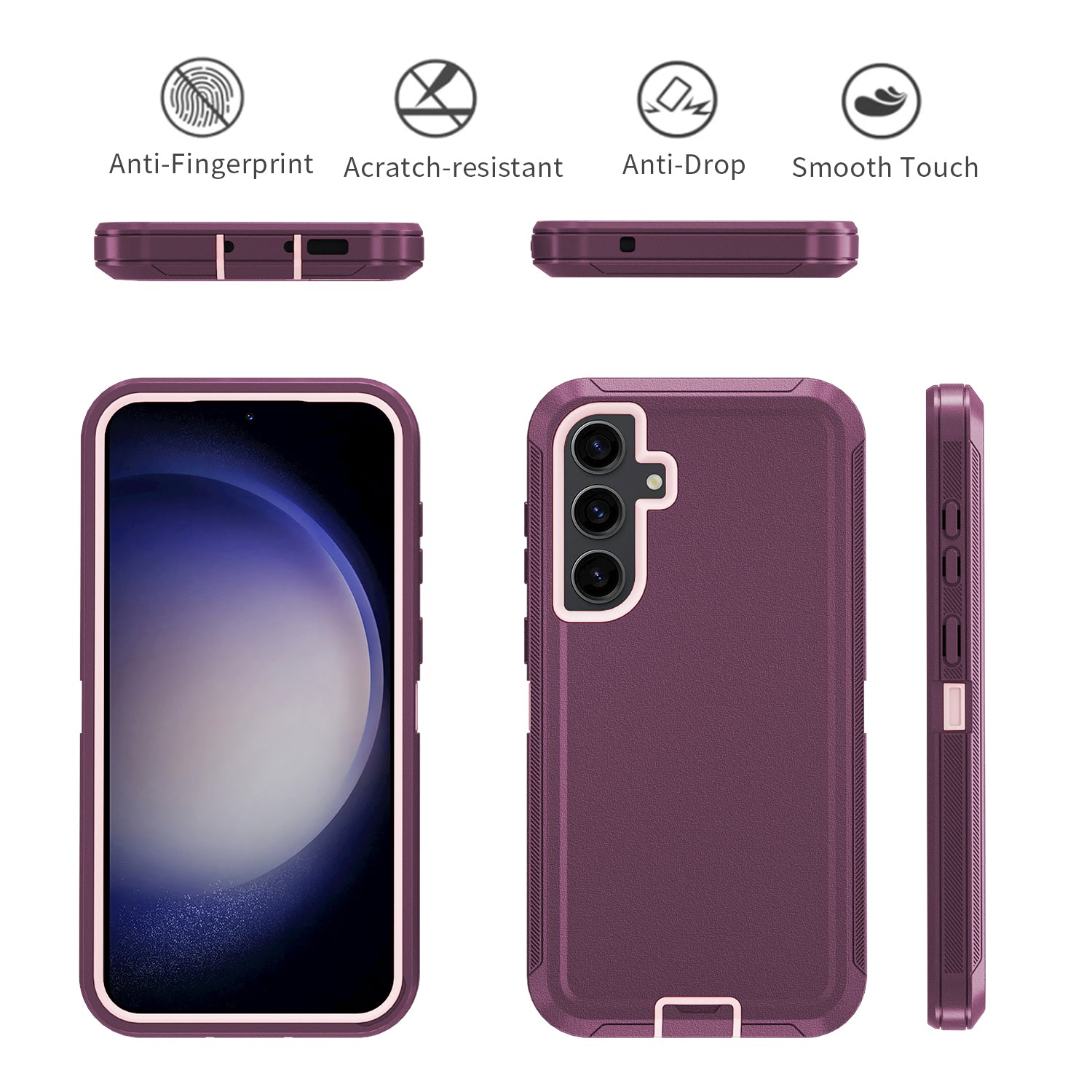 Samsung Galaxy S23 FE Full Protection Heavy Duty Shockproof Case