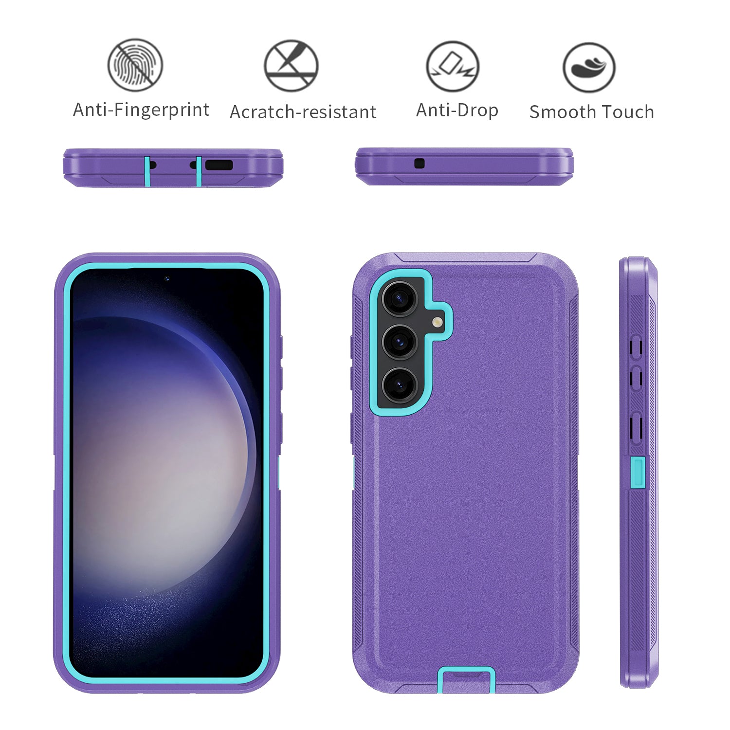 Samsung Galaxy S23 FE Full Protection Heavy Duty Shockproof Case