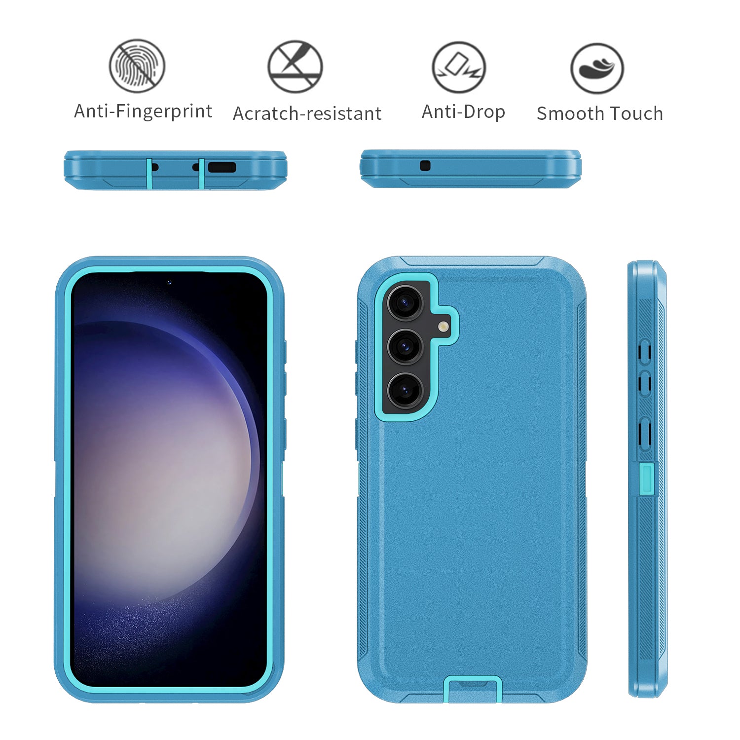 Samsung Galaxy S23 FE Full Protection Heavy Duty Shockproof Case