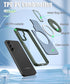 Samsung Galaxy S23 FE Hollow Out Ring Rotating Magnetic Suction Bracket Protective Sleeve Case