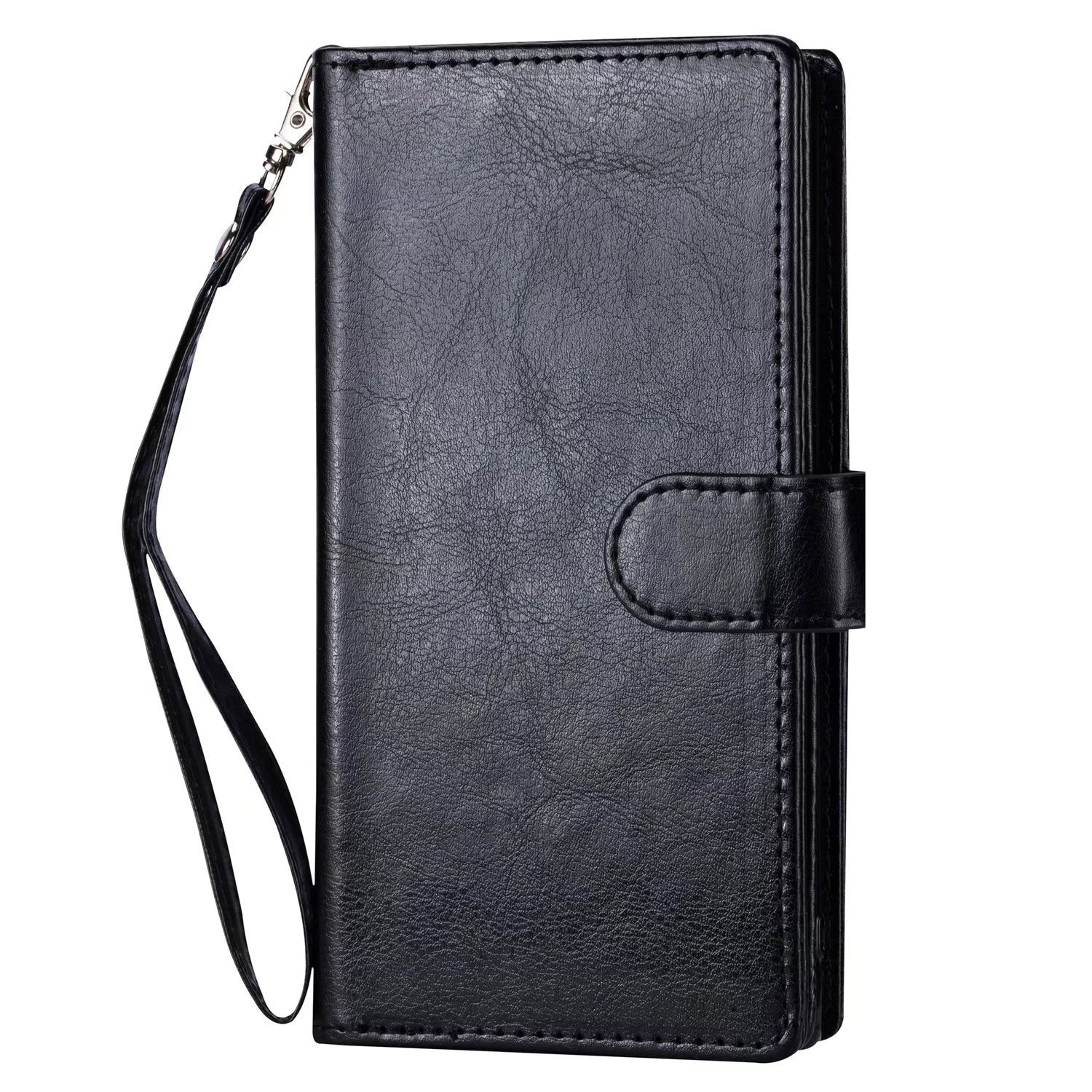 Samsung Galaxy S23 Plus 2 IN 1 Leather Wallet Case with 9 Credit Card Slots and Removable Back Cover