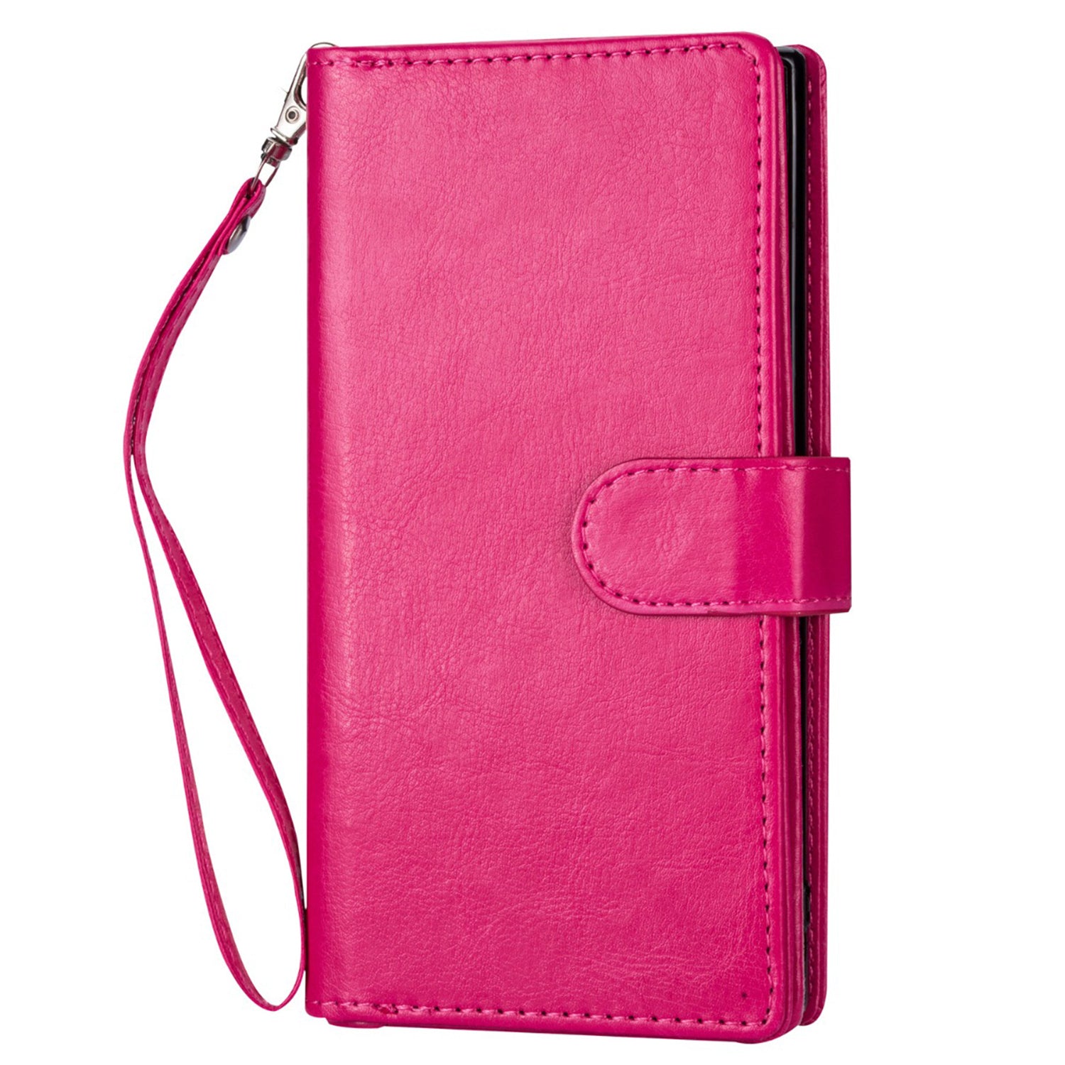 Samsung Galaxy S23 Plus 2 IN 1 Leather Wallet Case with 9 Credit Card Slots and Removable Back Cover