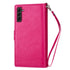 Samsung Galaxy S23 Plus 2 IN 1 Leather Wallet Case with 9 Credit Card Slots and Removable Back Cover