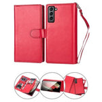 Samsung Galaxy S23 Plus 2 IN 1 Leather Wallet Case with 9 Credit Card Slots and Removable Back Cover