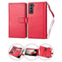 Samsung Galaxy S23 Plus 2 IN 1 Leather Wallet Case with 9 Credit Card Slots and Removable Back Cover