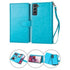 Samsung Galaxy S23 Plus 2 IN 1 Leather Wallet Case with 9 Credit Card Slots and Removable Back Cover
