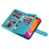 Samsung Galaxy S23 Plus 2 IN 1 Leather Wallet Case with 9 Credit Card Slots and Removable Back Cover