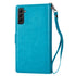 Samsung Galaxy S23 Plus 2 IN 1 Leather Wallet Case with 9 Credit Card Slots and Removable Back Cover