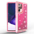 Samsung Galaxy S23 Ultra  Transparent Floating Glitter Heavy Duty Case