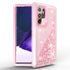 Samsung Galaxy S23 Ultra  Transparent Floating Glitter Heavy Duty Case