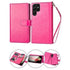 Samsung Galaxy S23 Ultra 2 IN 1 Leather Wallet Case with 9 Credit Card Slots and Removable Back Cover